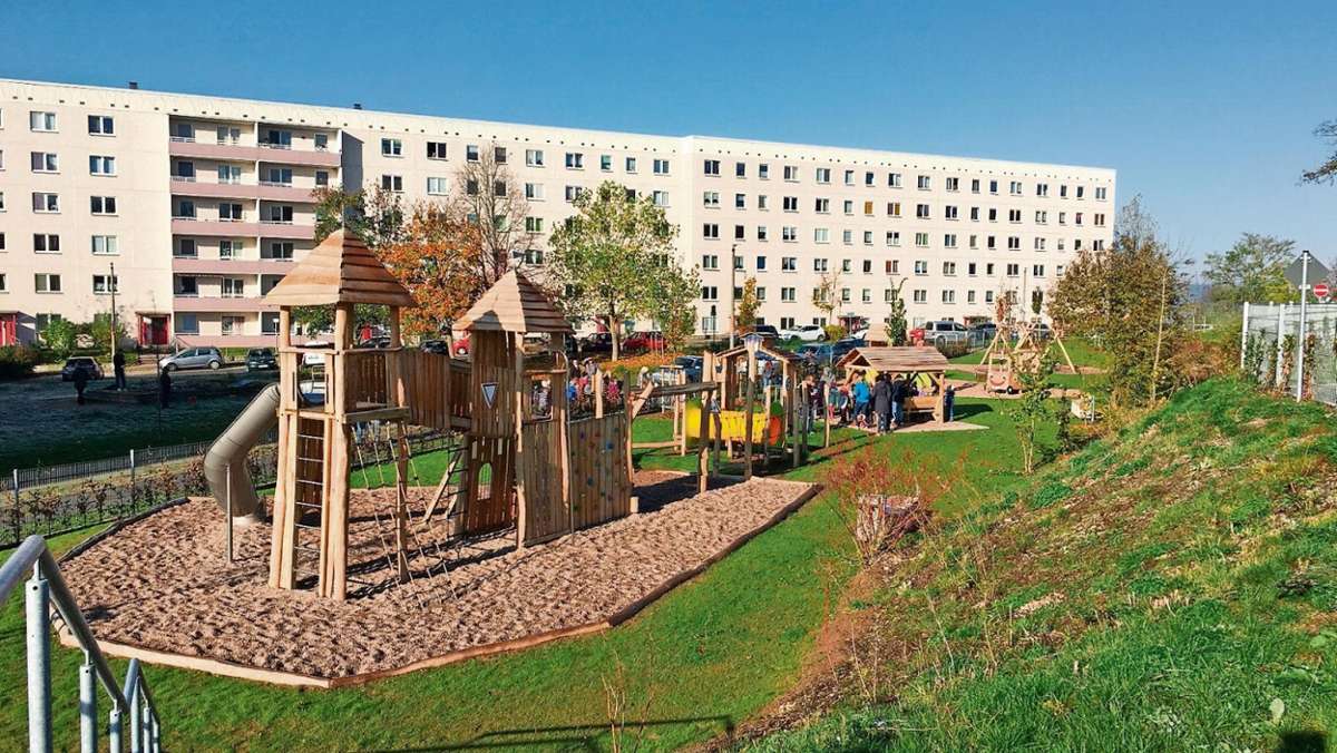 Meiningen: Spielplatz für kleine Eroberer zum Toben und Treffen
