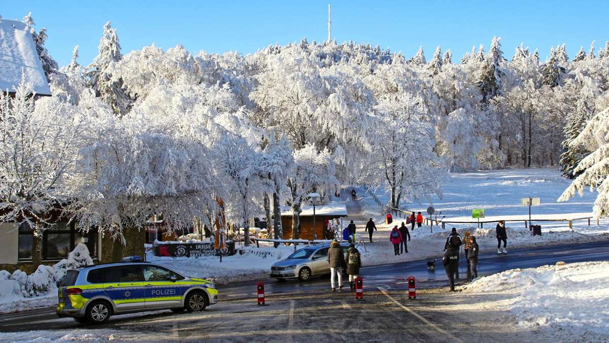 Inselsberg: Aktionisten versauen Wintersportvergnügen