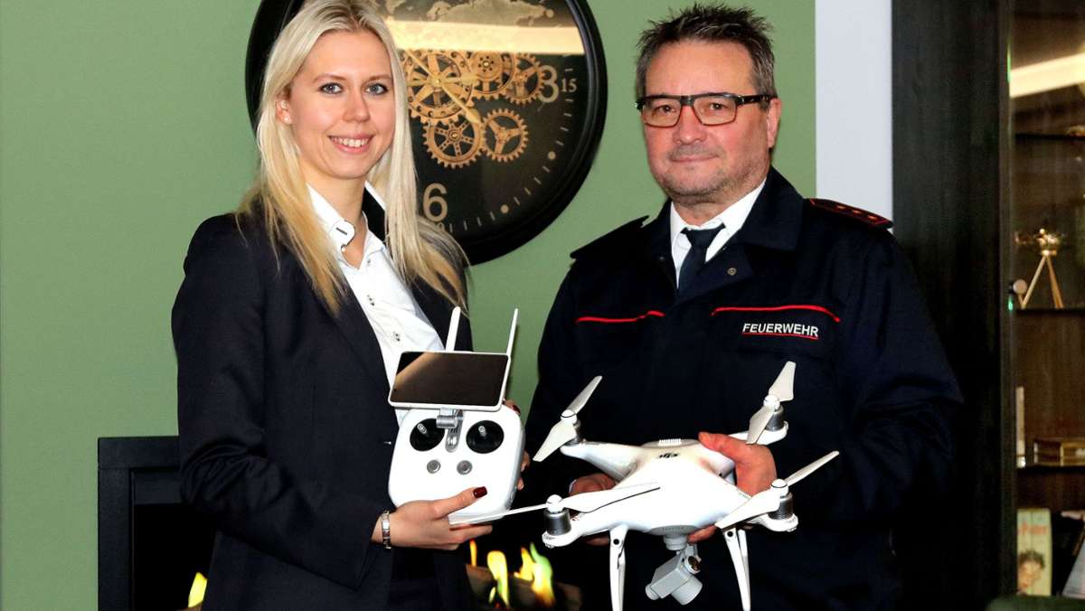 Neue Technik: Drohne für die Feuerwehr
