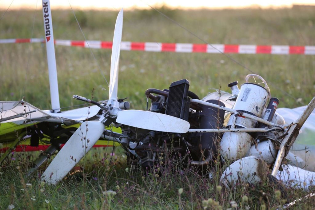 Abgestürzt: Bei eine tragischen Unfall auf dem Dolmar stirbt der dortige Flugplatzchef und Ausbildungsleiter.