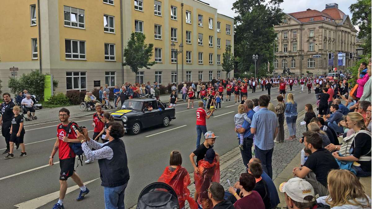 Hütesfest in Meiningen: Stadtfest kurz vorm Start