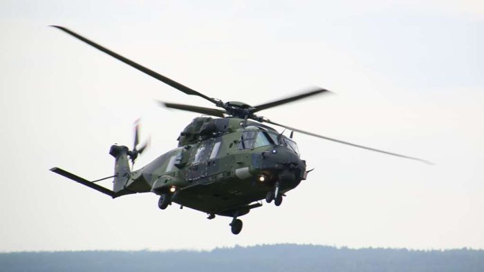 Warnmeldung im Cockpit: Hubschrauber muss zwischenlanden