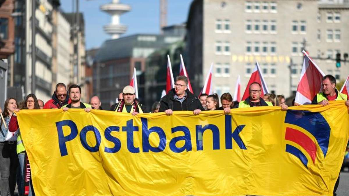 Erfurt/Nürnberg: Warnstreik: Postbank-Filialen bleiben geschlossen