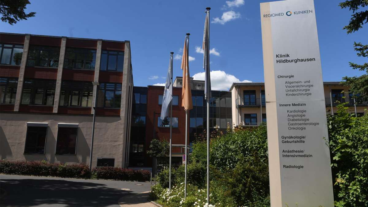 Steigenden Sieben-Tage-Inzidenz : Besucherstopp im Krankenhaus Hildburghausen