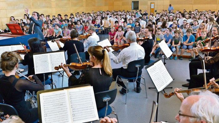 Vom Klassenraum ins Profi-Orchester gewechselt