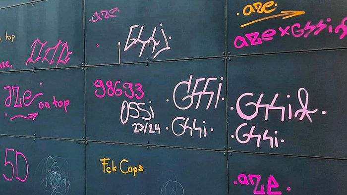 Polizei ermittelt wegen Graffiti am Wetzlarer Platz