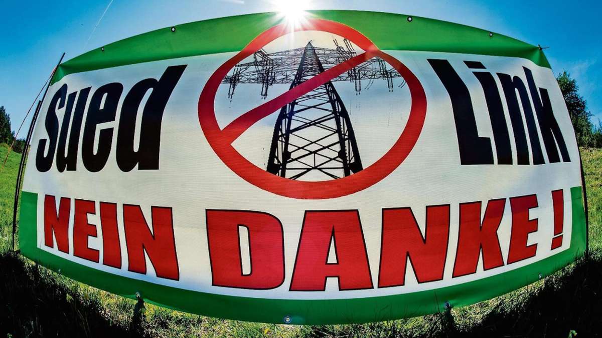 Thüringen: Stromtrassen-Gegner protestieren an sechs Orten gegen Südlink