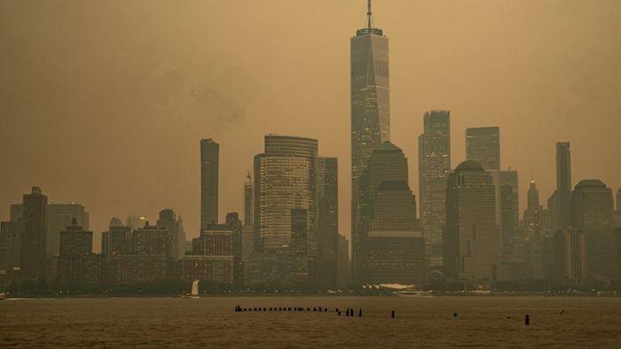 Umwelt: Rauch von Kanadas Waldbränden trübt Himmel über New York