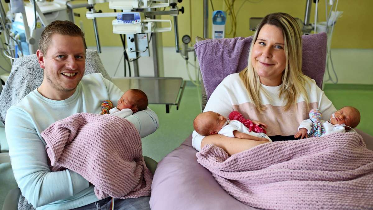 Nachwuchs in Crock: Ein aufregender  Geburts-Tag: Drillinge und Zwillinge