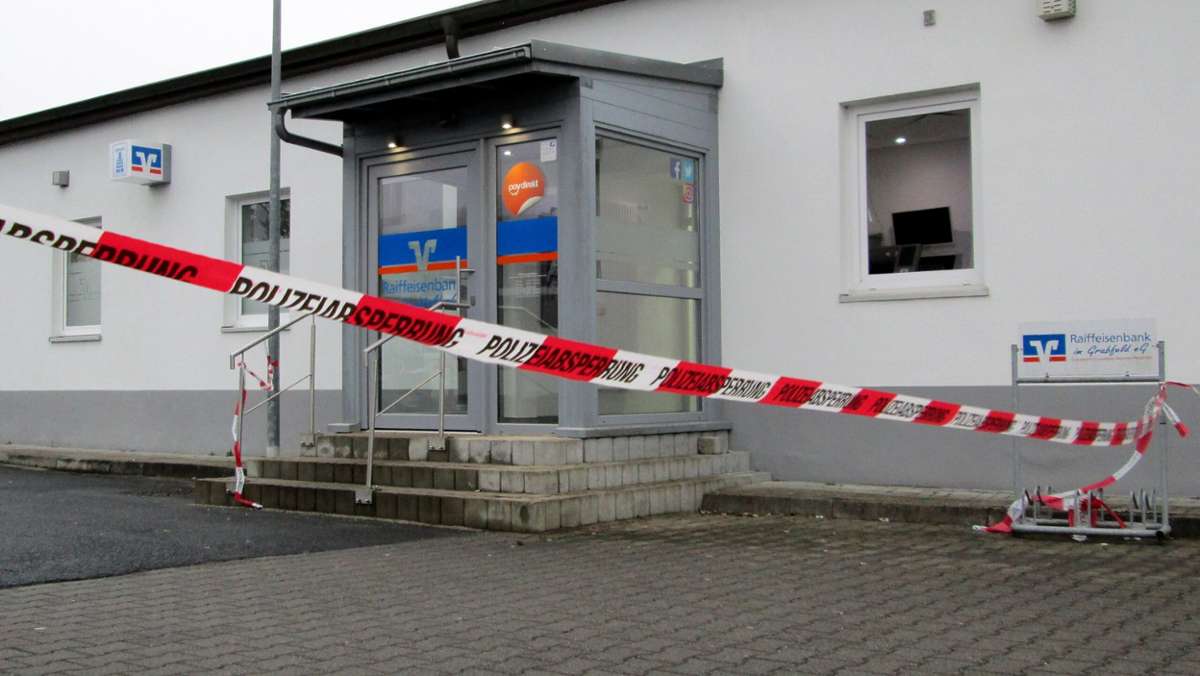 Schmalkalden: Bankräuber im Grabfeld unterwegs - Geldautomat gesprengt