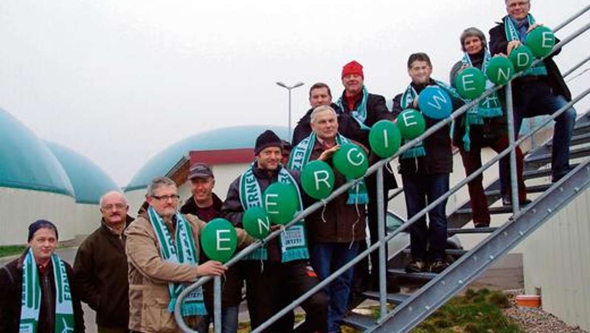 Meiningen: Protest der Biogas-Branche
