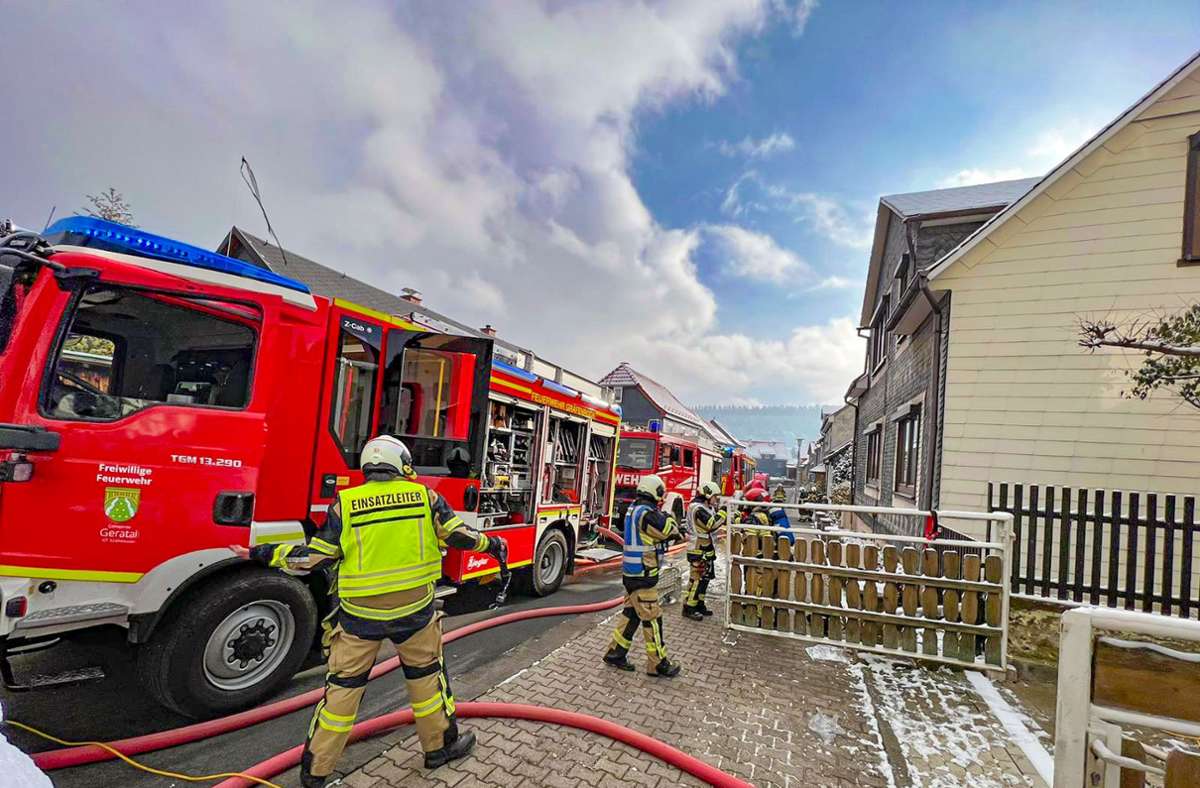 Zu einem Küchenbrand musste die Feuerwehr am Sonntag nach Gräfenroda ausrücken.