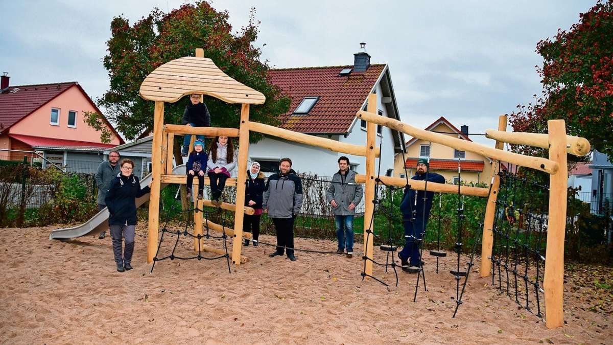 Meiningen: Schmucker neuer Spielplatz in gewachsenem Wohngebiet
