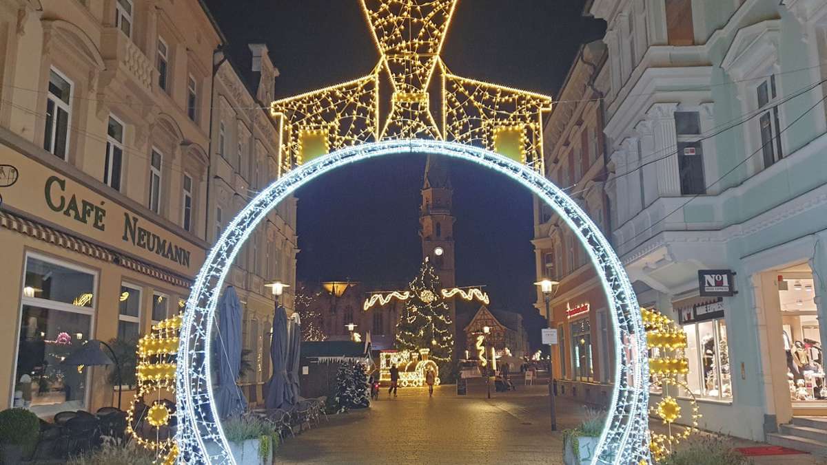 Meininger Innenstadt: (K)ein Weihnachtsmarkt im Lichtermeer
