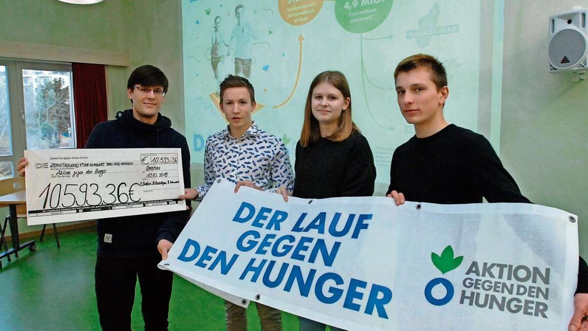 Ilmenau: Assisischule spendet für Aktion gegen den Hunger