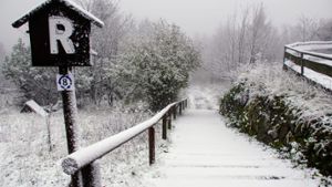 Hallo Winter! - der erste Schnee in Thüringen