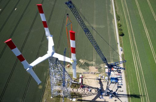 Vertical Sky-Windkraftanlage aus der Vogelperspektive. Foto: Frank Wiedemeier
