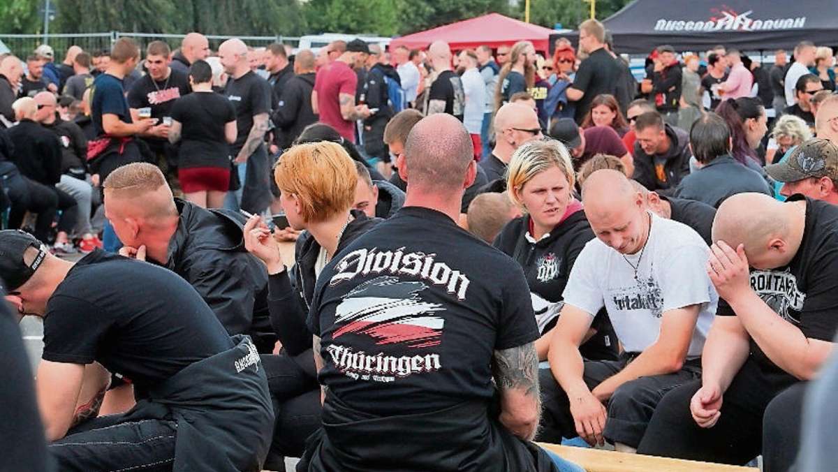 Thüringen: Behörden rechnen mit 5000 Neonazis zum Rechtsrock-Konzert