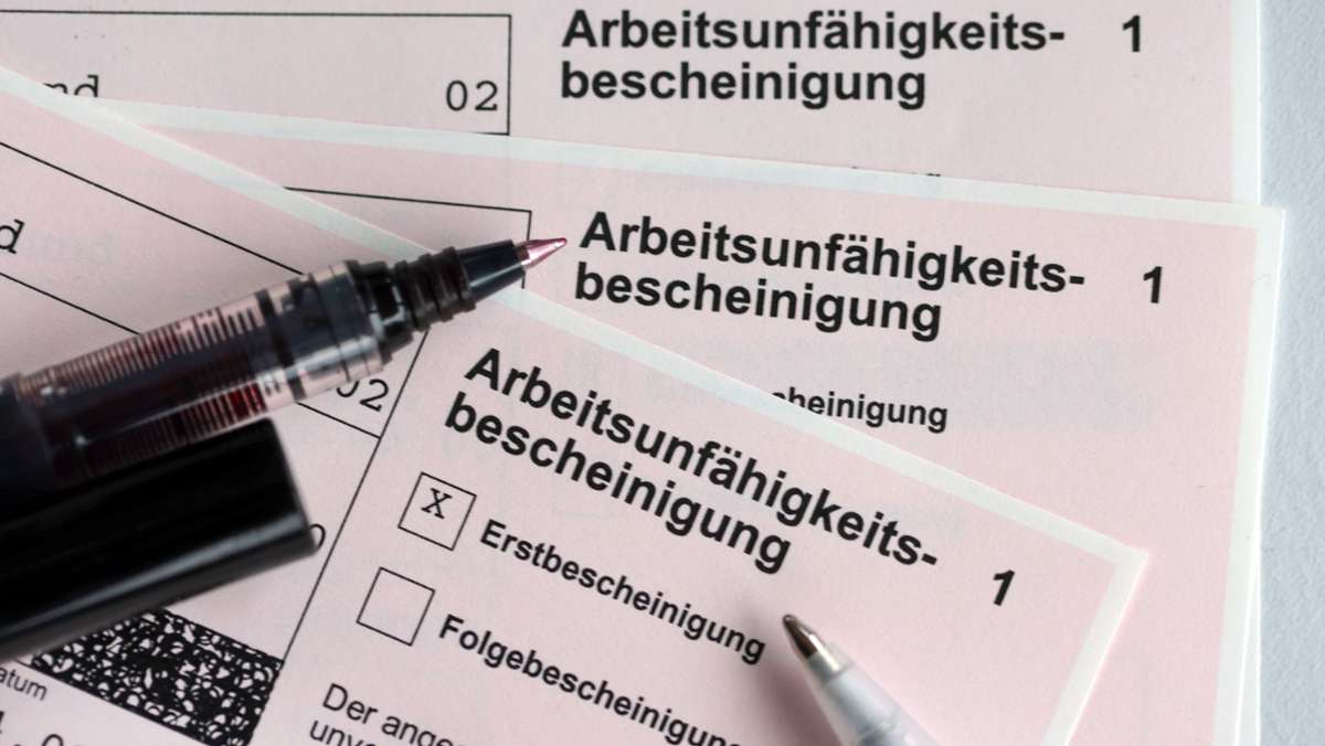 23 Tage pro Jahr krank: Gestiegener Krankenstand im Ilm-Kreis