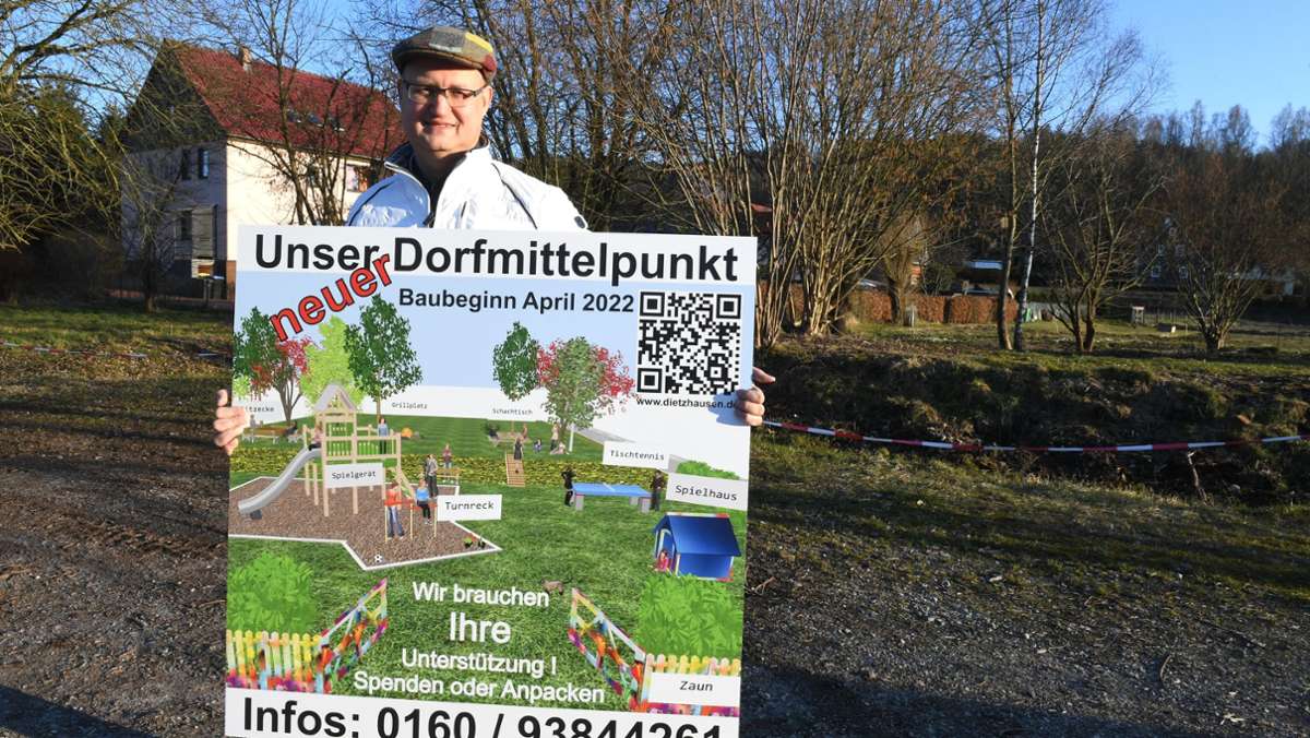 Dorfmittelpunkt Dietzhausen: Viele Hände, Ideen und Spenden gefragt