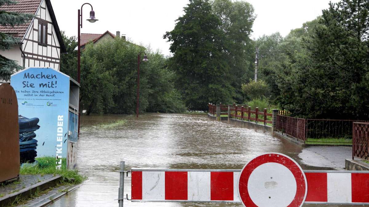 Thüringen: Hochwasserlage in Thüringen entspannt sich