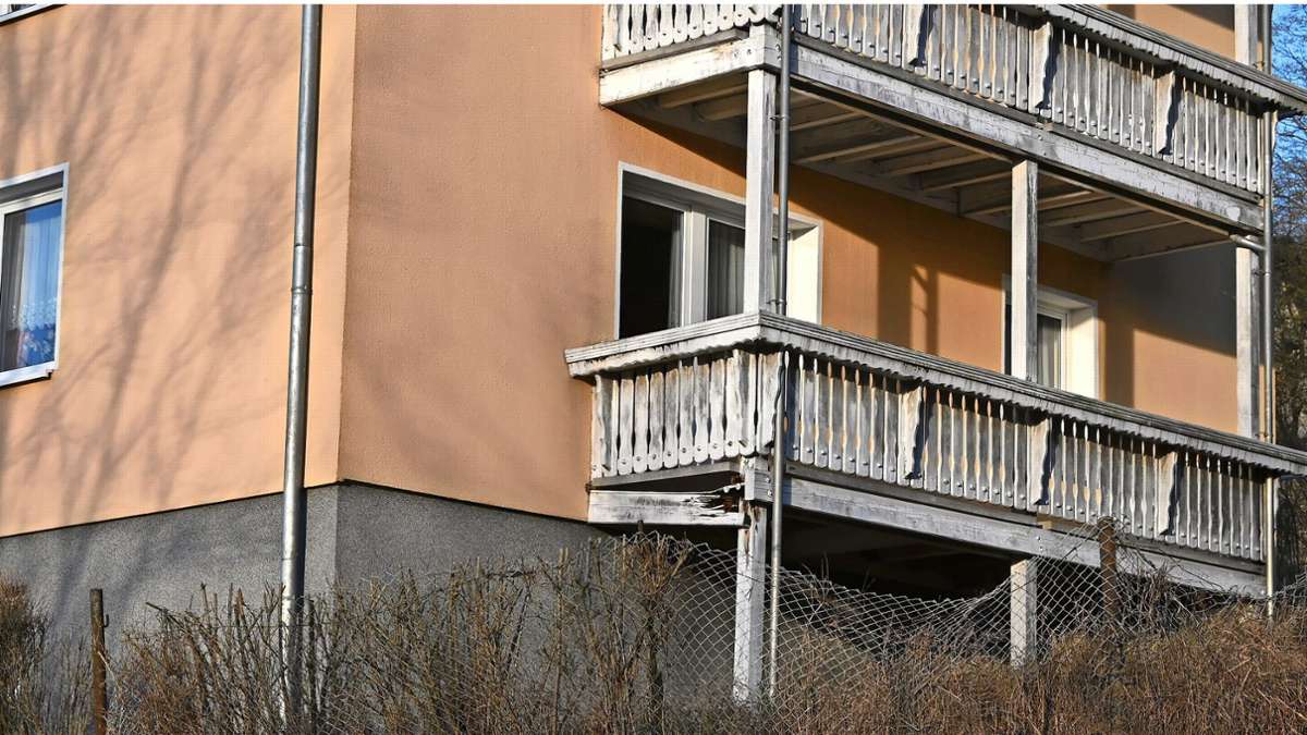 Haus in Meiningen: Eine Gefahr für Passanten?