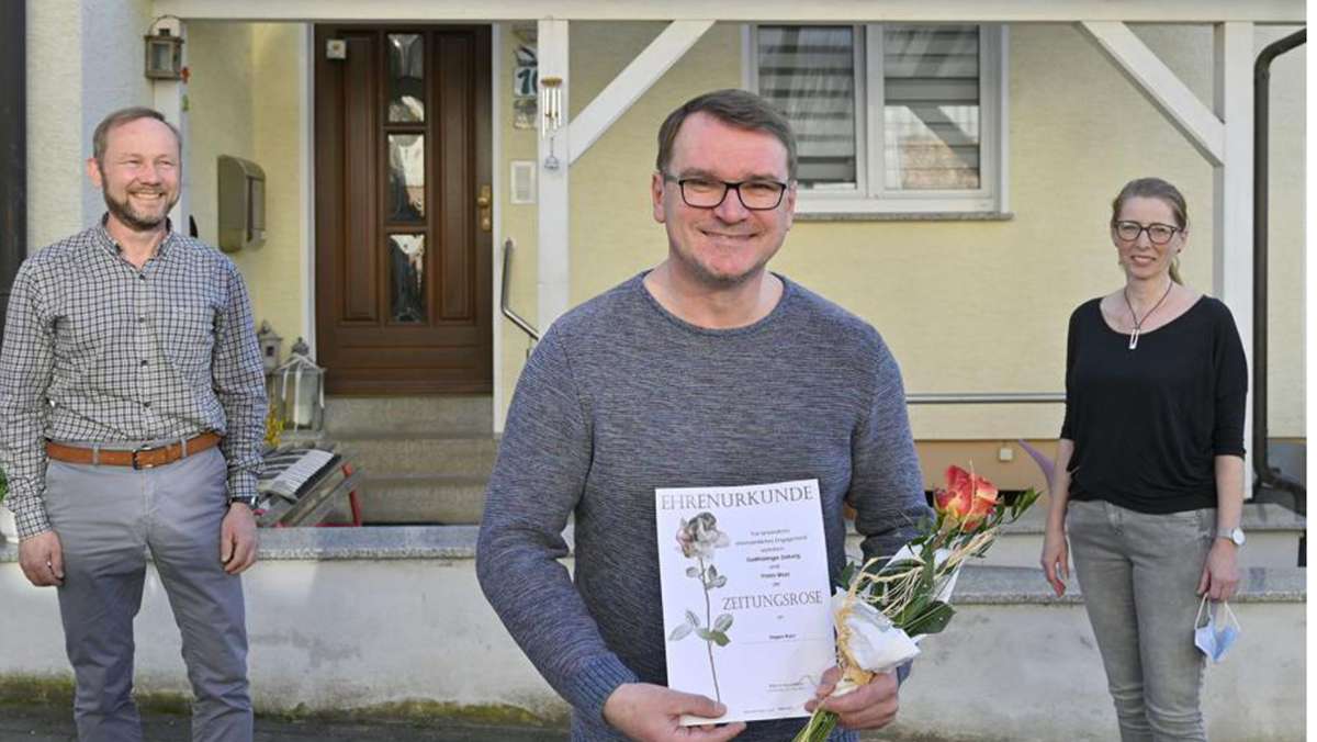 Zeitungsrose für Hagen Karn: „Ein guter Kerl, der sich einsetzt“