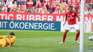 Mainzer Schwarz nach Sieg gegen Hertha: 