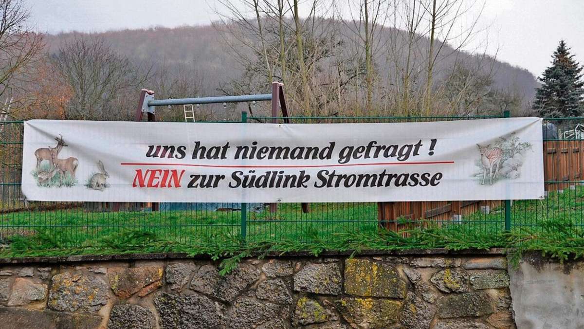 Thüringen: Landräte fordern Stopp für Planung der Stromtrasse Suedlink