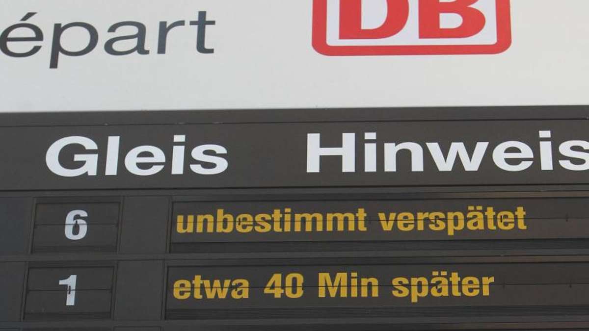 Erfurt: Zug-Verspätungen zwischen Erfurt und Weimar