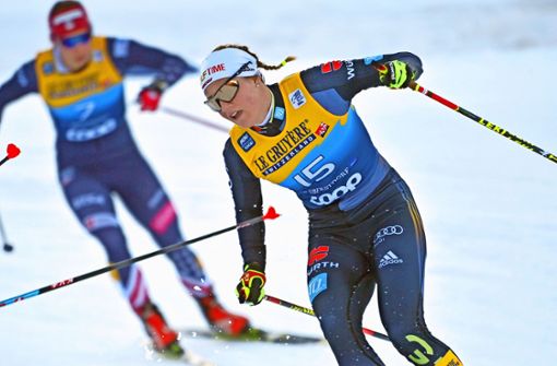 „Jeder hat  seine eigenen Stärken“: Victoria Carl bei der Tour de Ski in  Oberstdorf. Foto: Imago/Sven Simon