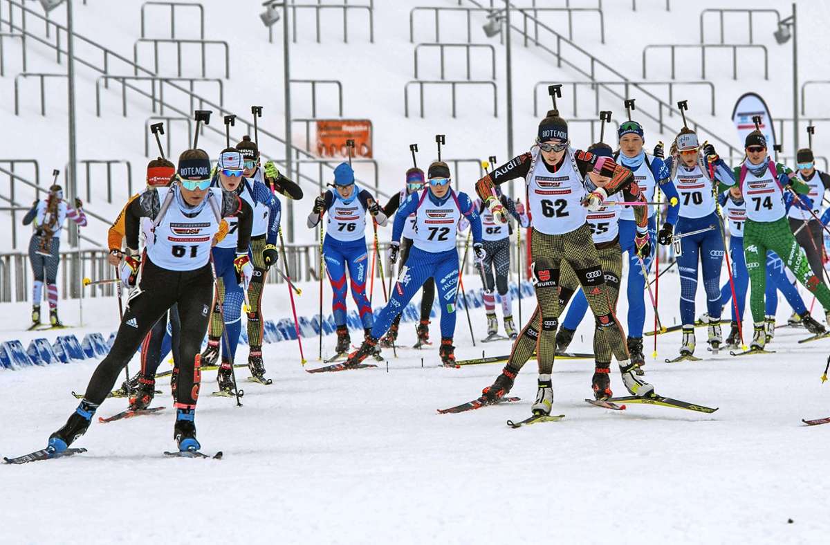 Große Starterfelder gingen bei besten Bedingungen am Wochenende in Oberhof an den Start beim Biathlon-Deutschlandpokal.