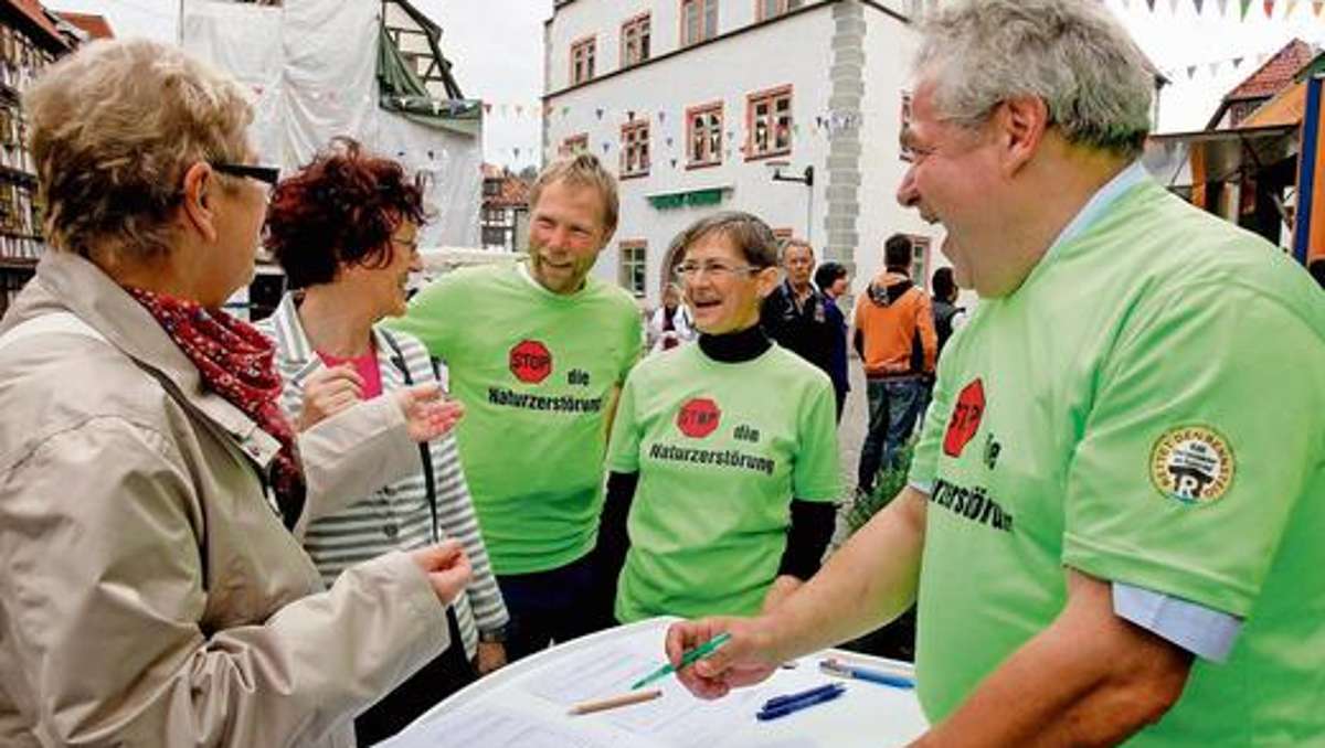 Schmalkalden: Unterschriften gegen Speicher am Rennsteig