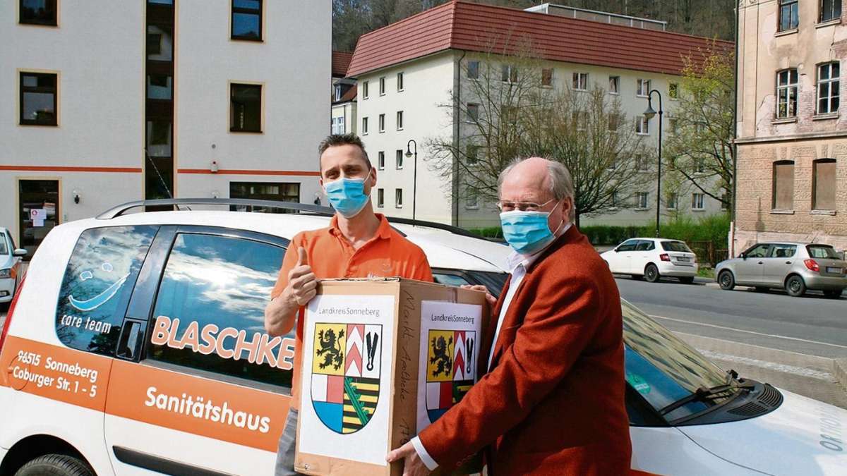 Sonneberg/Neuhaus: Landkreis organisiert viele tausend Schutzmasken