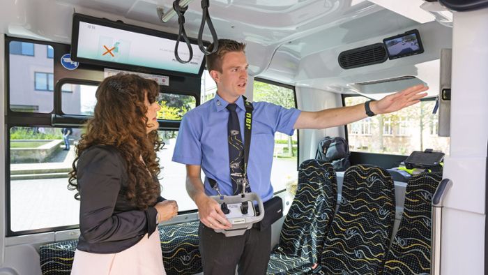 Autonomer Bus: Vorsichtiger als ein Fahranfänger