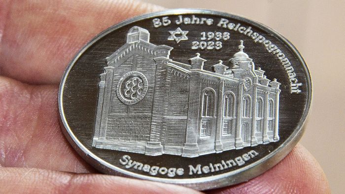 Medaille erinnert an Pogromnacht