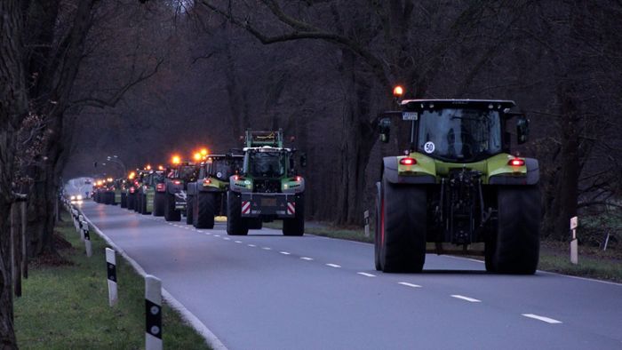 Bauern gehen auf die Barrikaden