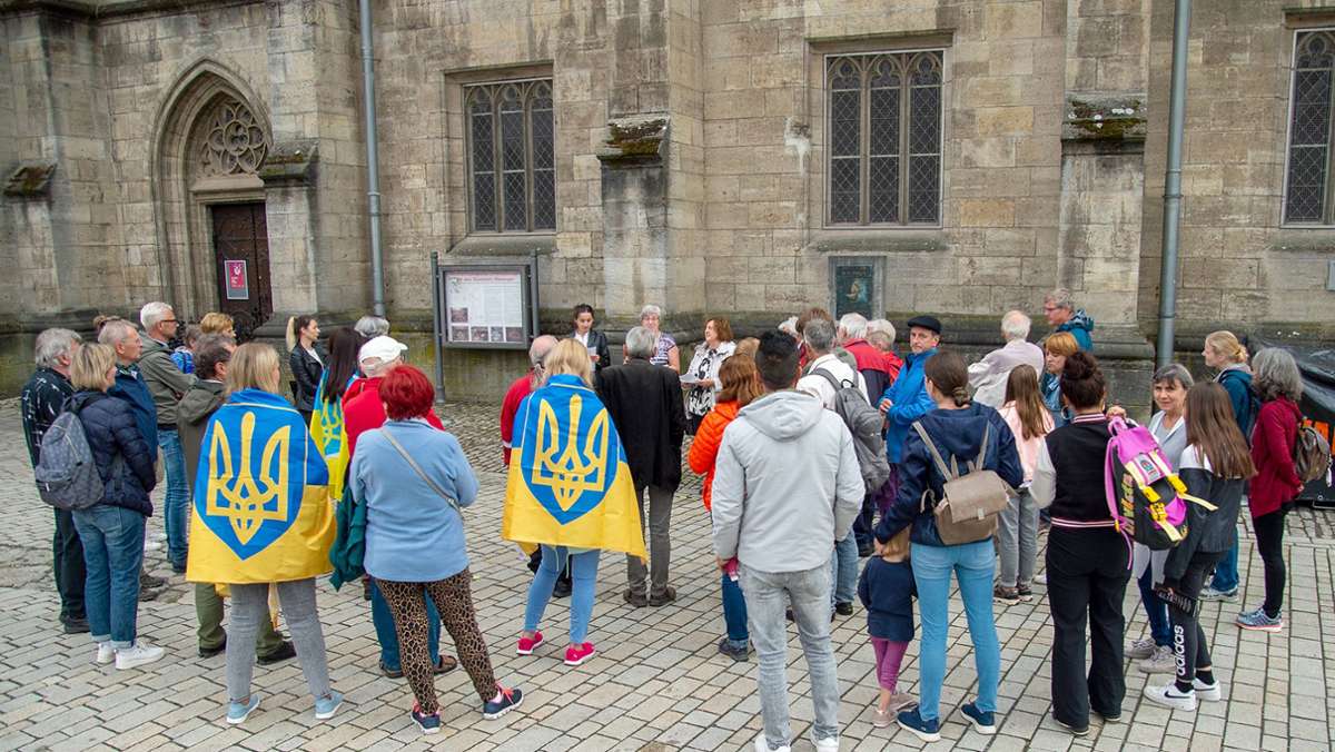 Mahnwache in Meiningen: Unterstützung weiter zugesichert