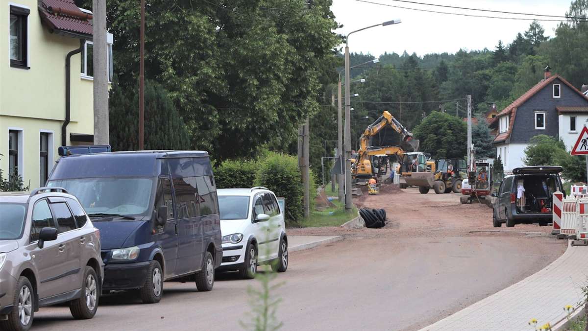 Straßenausbau Schwarza: Vollsperrung um vier Wochen verlängert