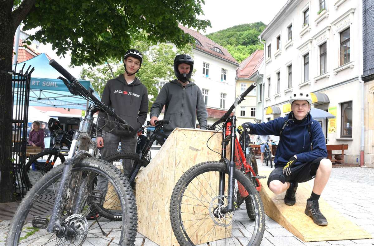 Pepe Peter, Joris Pöhlmann und Marius Hantke haben mit ihrer  Idee den Startschuss für das fahr-Rad-Festival gegeben