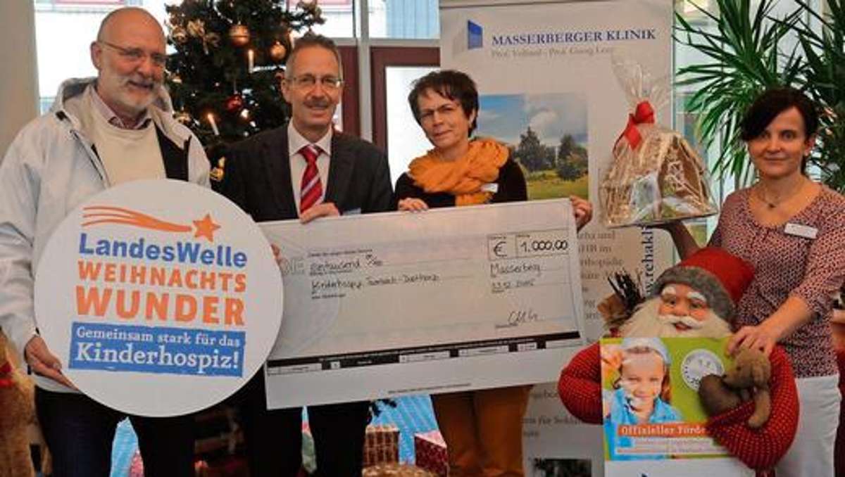 Hildburghausen: Masserberger Klinik spendet für Kinderhospiz