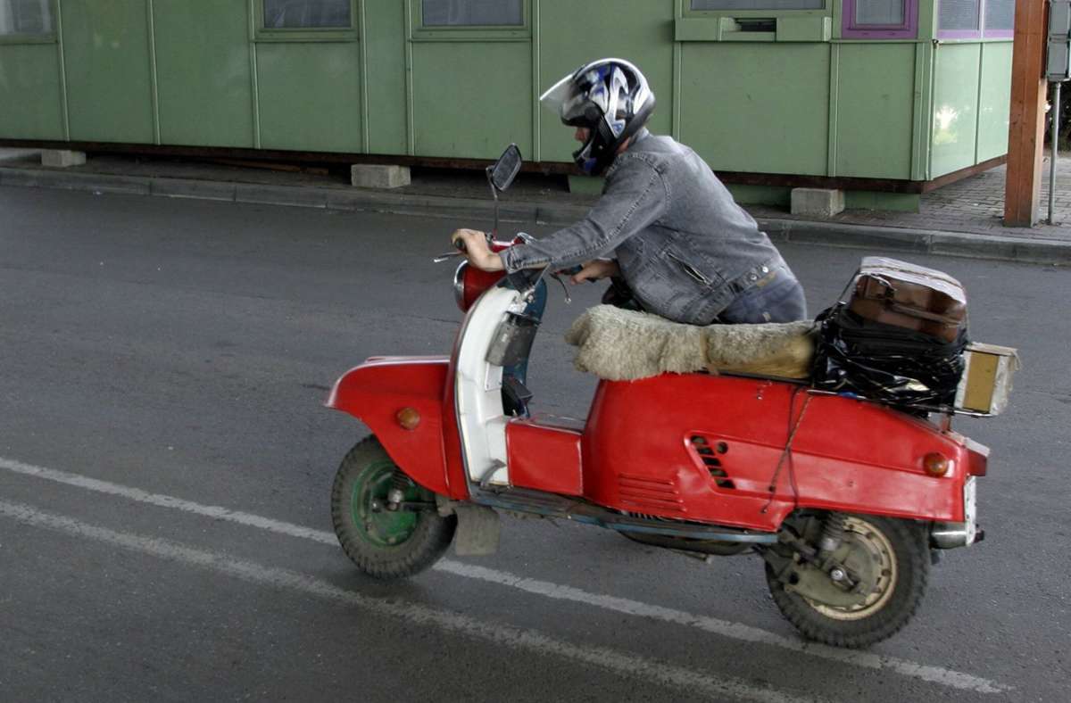 Ein defekter  Motorroller (Symbolfoto). Foto: imago/imago