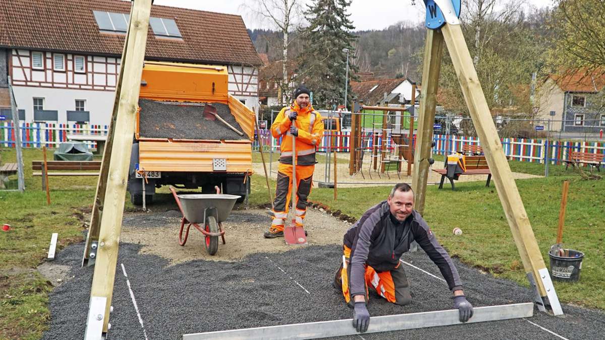 Projekt Ortsmittelpunkt: In Dietzhausen wird bald geschaukelt